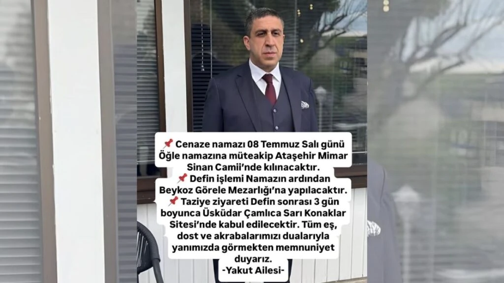 Muhammed Yakut’un Türkiye’deki cenazesi nerede ne zaman? Muhammet Yakut nereye defnedilecek? 