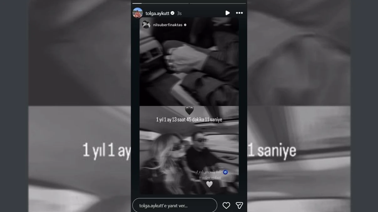 Nilsu Berfin Aktaş sevgilisi Tolga Aykut’u paylaştı! “Bir yılı geçmiş bile...”