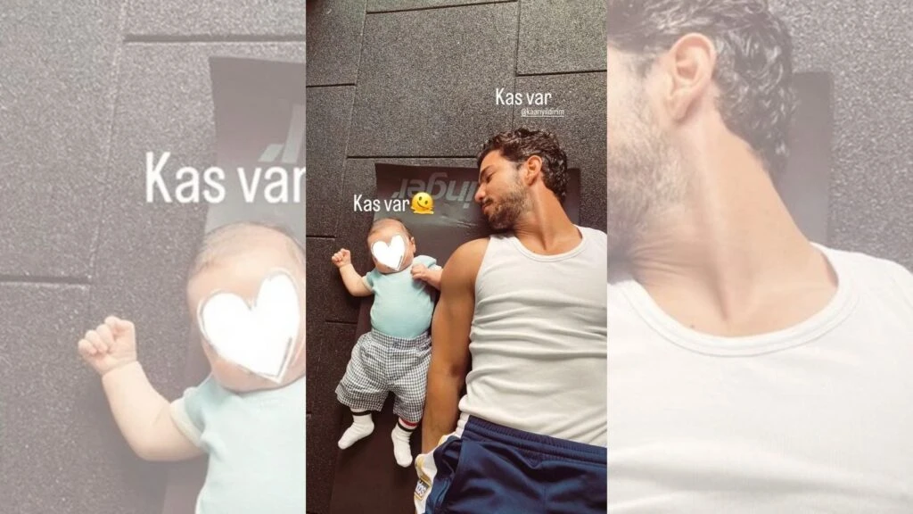 Pınar Deniz çekti! Kaan Yıldırım oğlu Fikret Hakan’la kameralara poz verdi