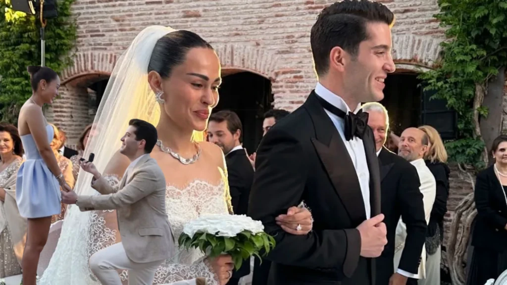 Sosyetenin gozde dugunu gerceklesti Aslan Kemal Gulman ile Mariam Mekhdieva evlendi