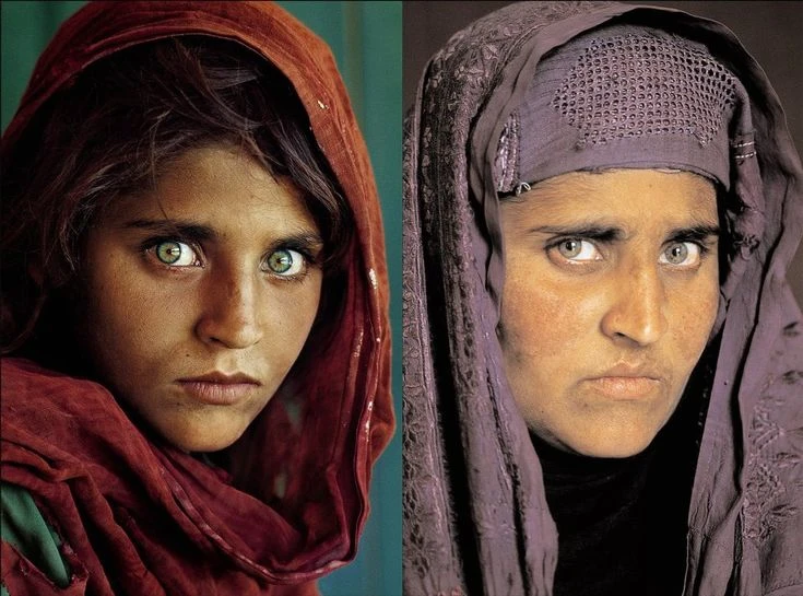 Steve McCurrynin 40 yil once cektigi Afgan Kizi