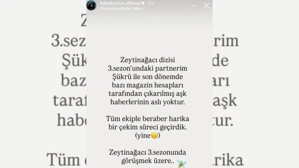 Tuba Büyüküstün Şükrü Özyıldız ile hakkında çıkan aşk iddialarını yalanladı!