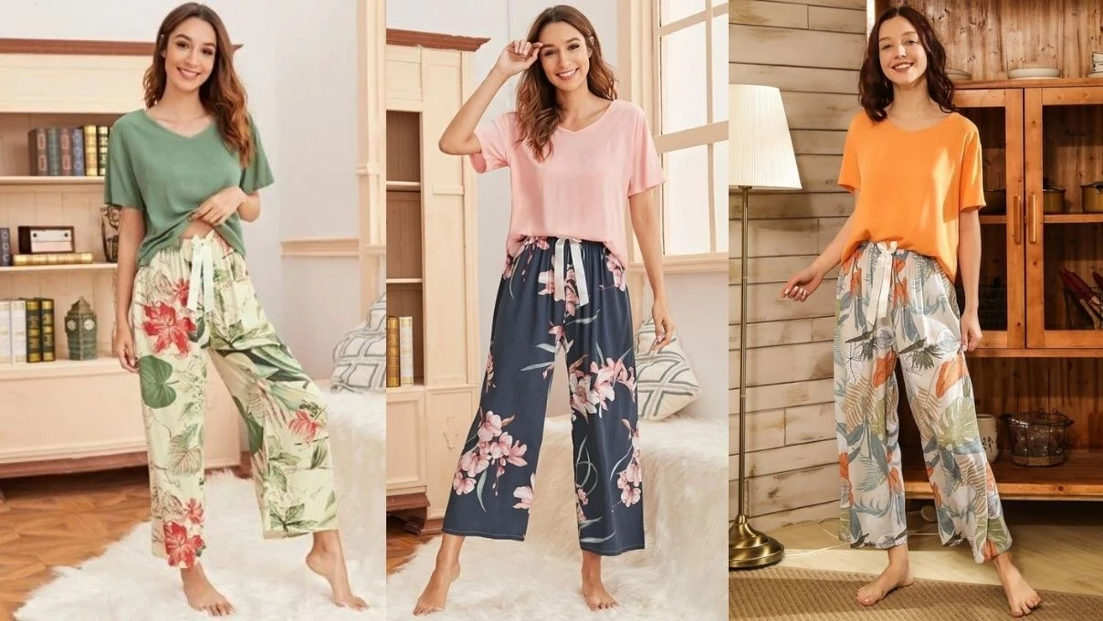 YAZLIK CAPRI PIJAMA TAKIMI