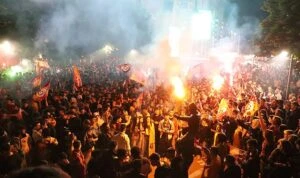 ankara39da galatasaray39in 2539inci sampiyonlugu coskuyla kutlandi
