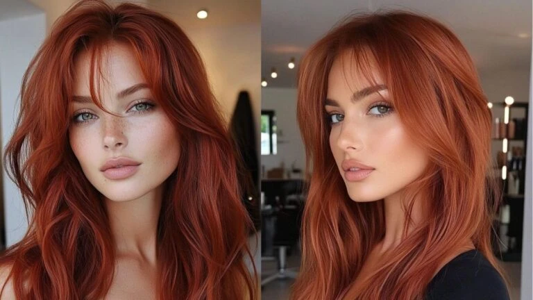 Kızıl bakırı saç rengi nasıl yapılır? Kızıl bakır ve kızıl kahve saç ...