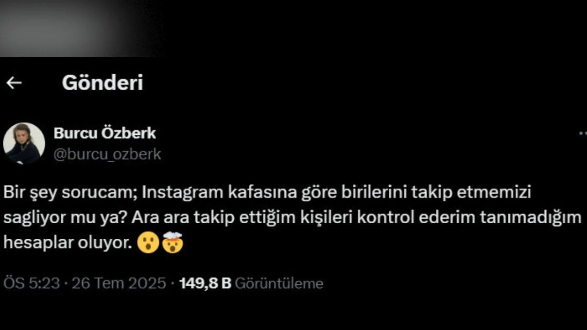 burcu ozberk x ten takipcilerine sordu