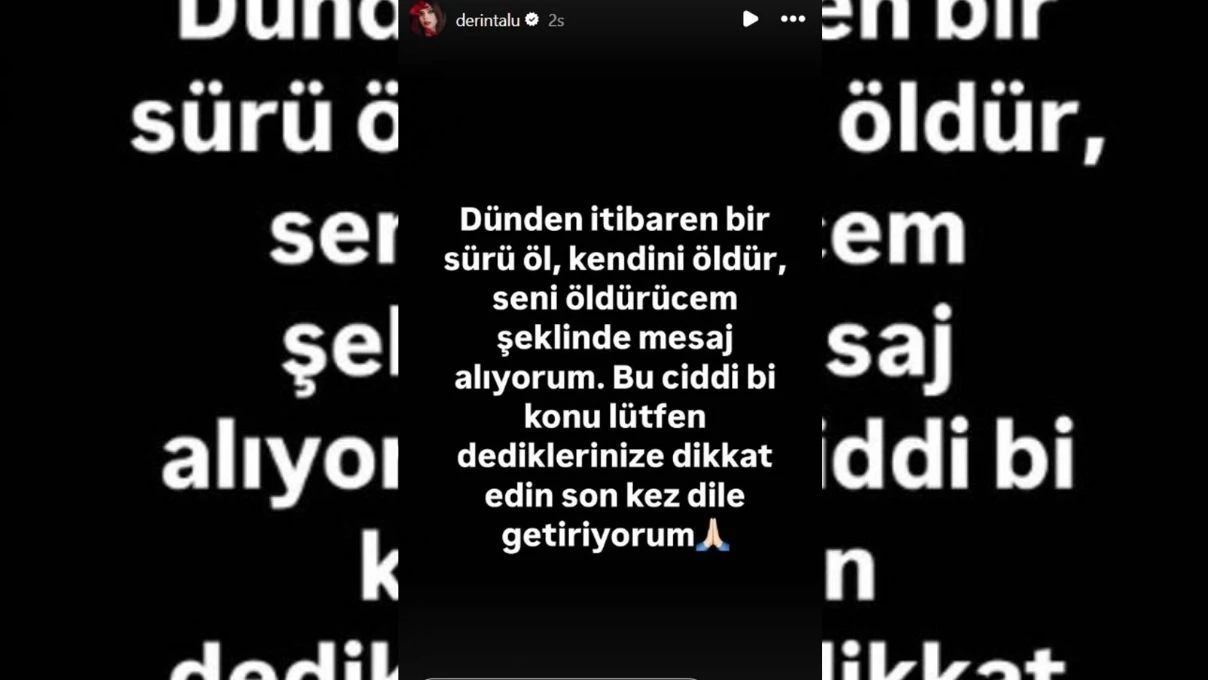 derin talu olum tehdidi