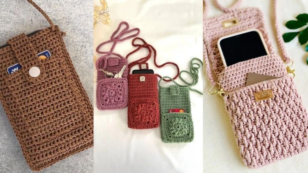 Evde telefon kılıfını kendiniz yapın! Bir tığ bir de el örgü ipi