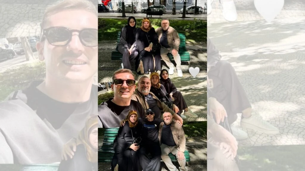 Kerem Aktürkoğlu’ndan nişanlısı ile aile saadeti!