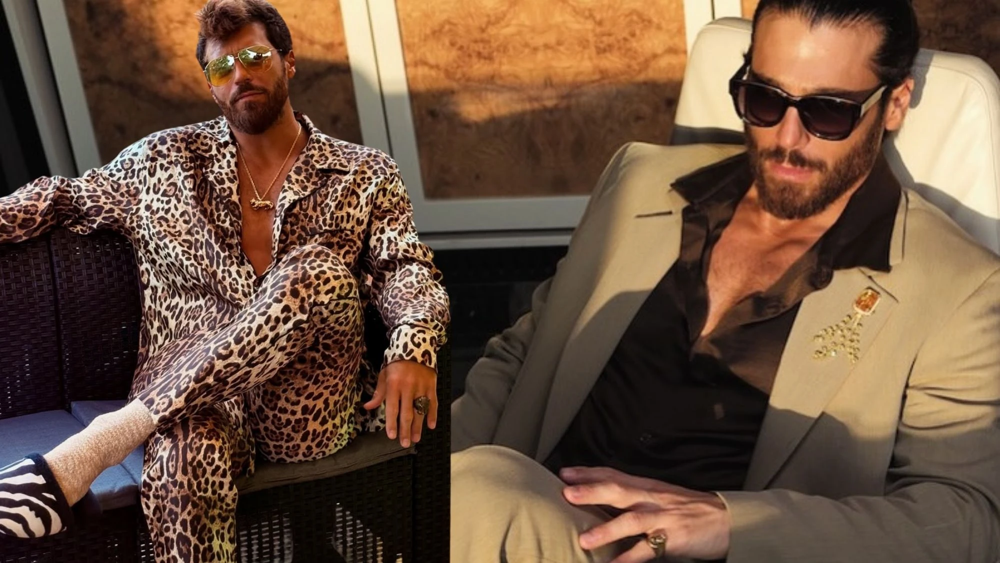 Can Yaman’dan moda dünyasını şaşırtan leopar kombini! Sosyal medyada gündem oldu