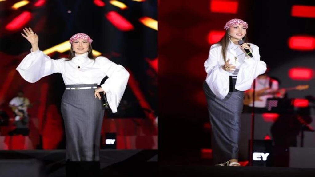 Ebru Yaşar’dan Şanlıurfa konseri! Ünlü sanatçı sahneye puşi ile çıktı