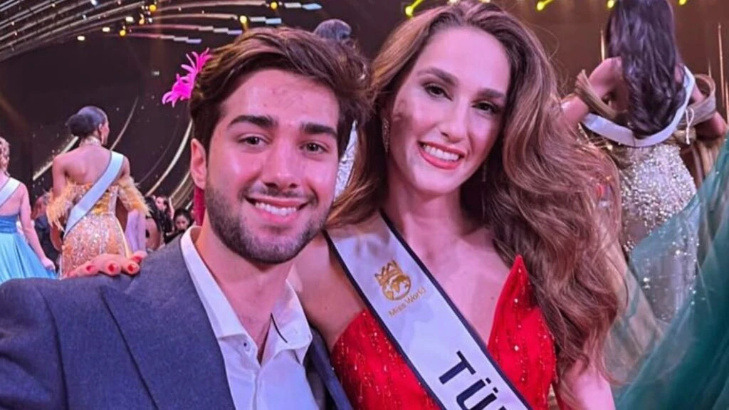 Türkiye güzeli İdil Bilgen Miss World sonrası kardeşi Metehan’ı ilk kez paylaştı! 