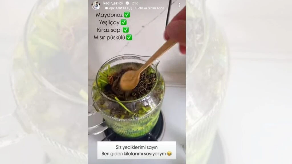 Kadir Ezildi bir ayda 10 kilo verdi! İşte her gün içtiği o tarif
