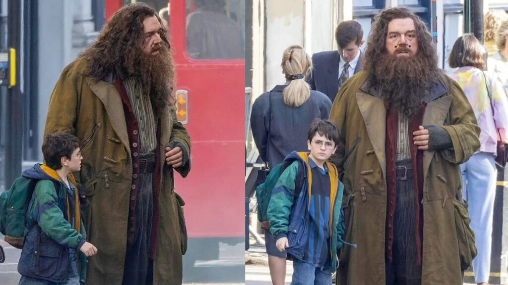 Harry Potter dizisinin çekimleri Londra sokaklarında başladı! Setten gelen görüntüler izleyicileri heyecanlandırdı