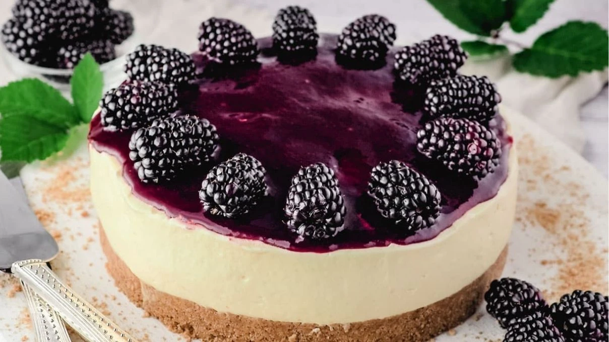 ilk lokmada kendine asik ediyor kivami ve lezzetiyle mest eden bogurtlenli cheesecake tarifi 6