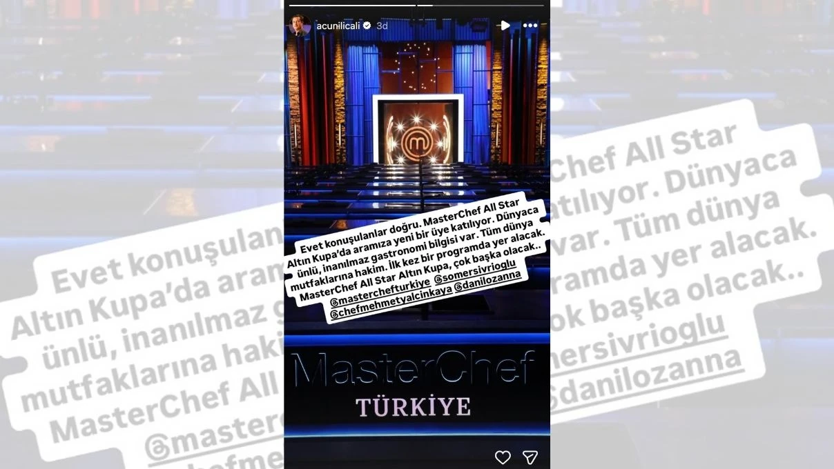 MasterChef yarışmasının 4. jürisi kim olacak? MasterChef’te dengeler değişiyor!