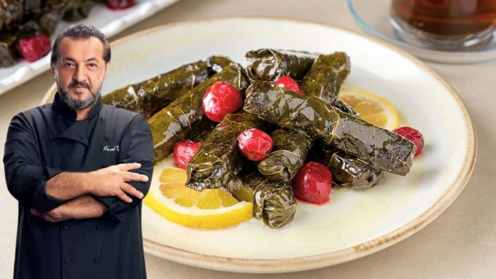 mehmet sef in restoranindakin aratmayacak lezzet visneli yaprak sarmasi tarifi 1