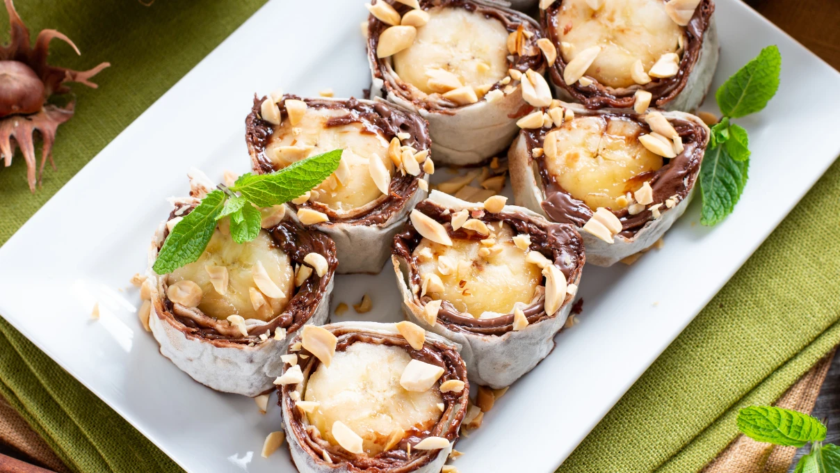 Çikolatalı muzlu rulo tarifi! Buna kimse hayır diyemez 4 muzlu rulo pasta 1