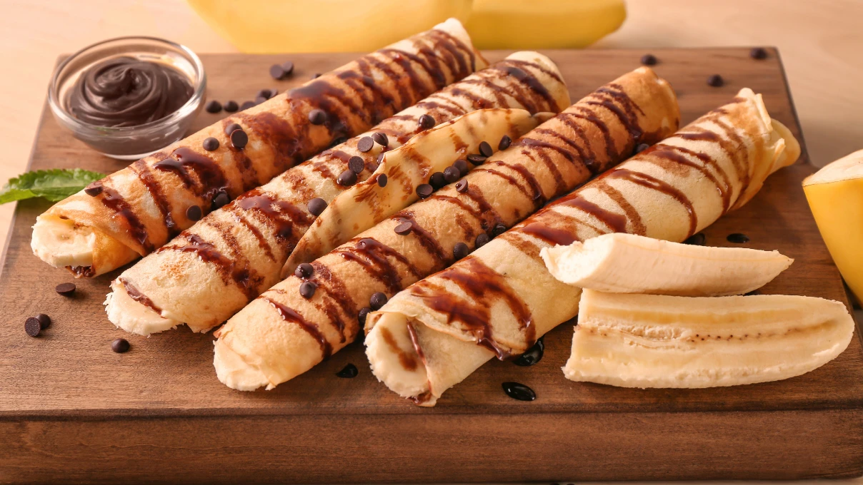 Çikolatalı muzlu rulo tarifi! Buna kimse hayır diyemez 8 muzlu rulo pasta 5