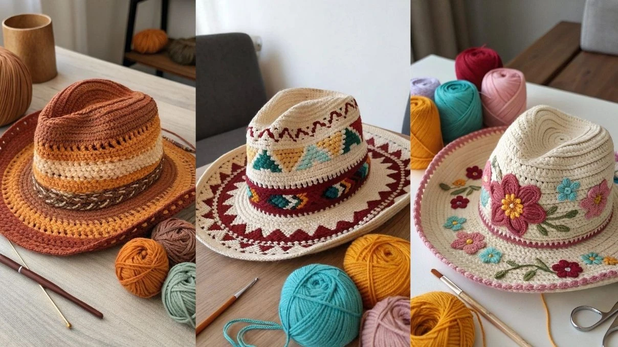 Tığla yapılan kolay en popüler sonbahar şapka modelleri!