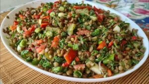 yesil mercimek salatasi